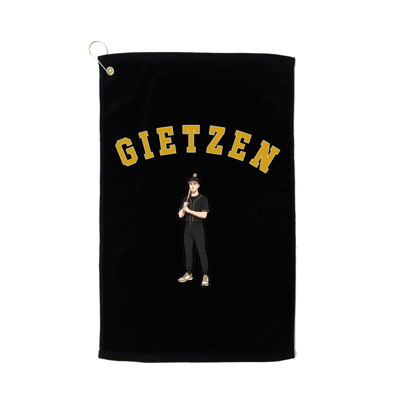Golf Towel — Shirsey Arch in Black