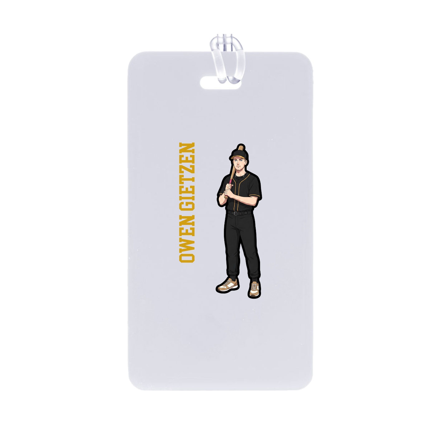 Bag Tag — Name Vertical in Classic