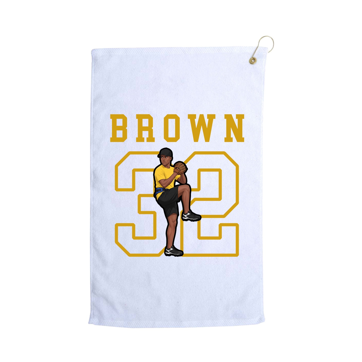 Golf Towel — Shirsey in White
