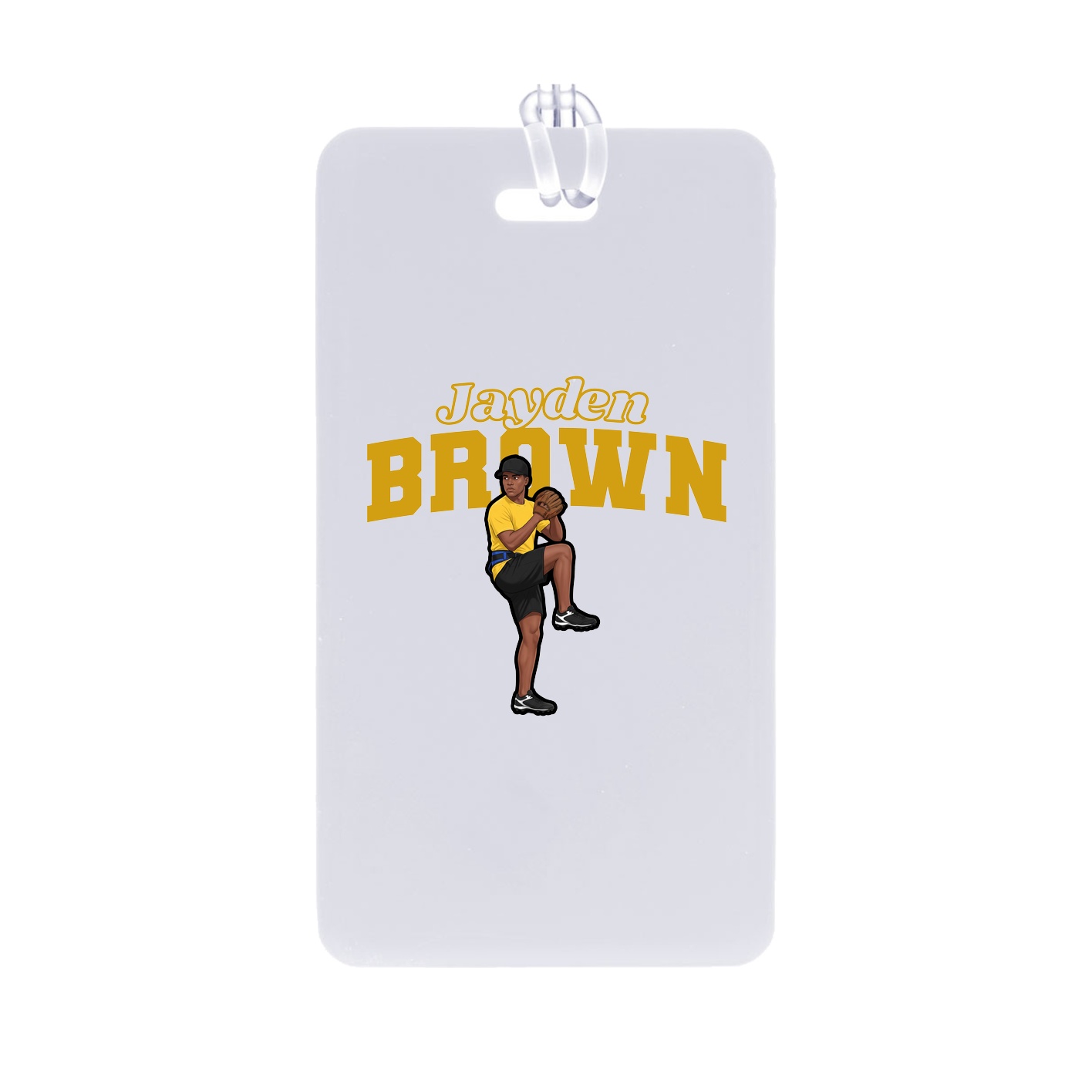 Bag Tag — Name Arch in Classic