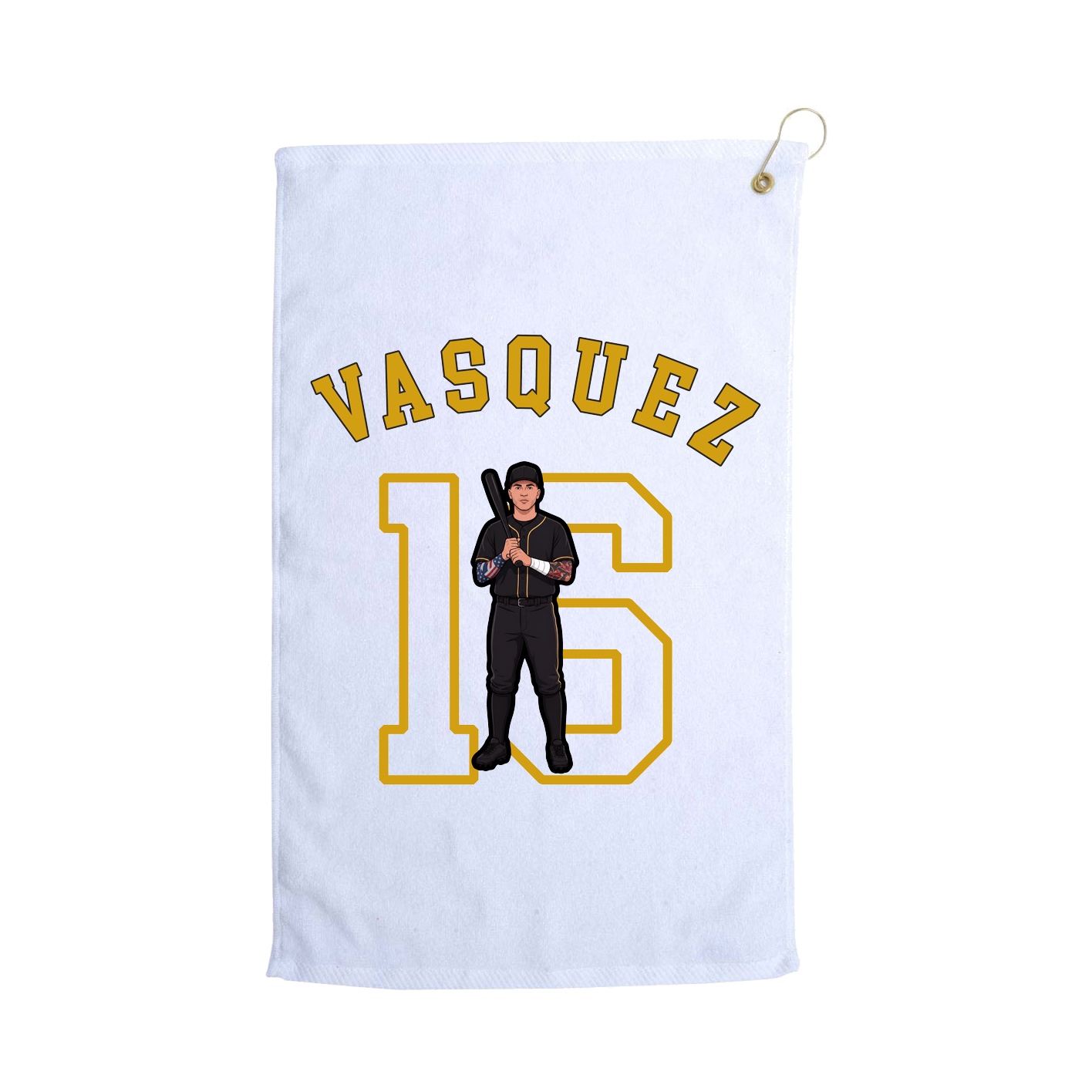 Golf Towel — Shirsey Arch in White