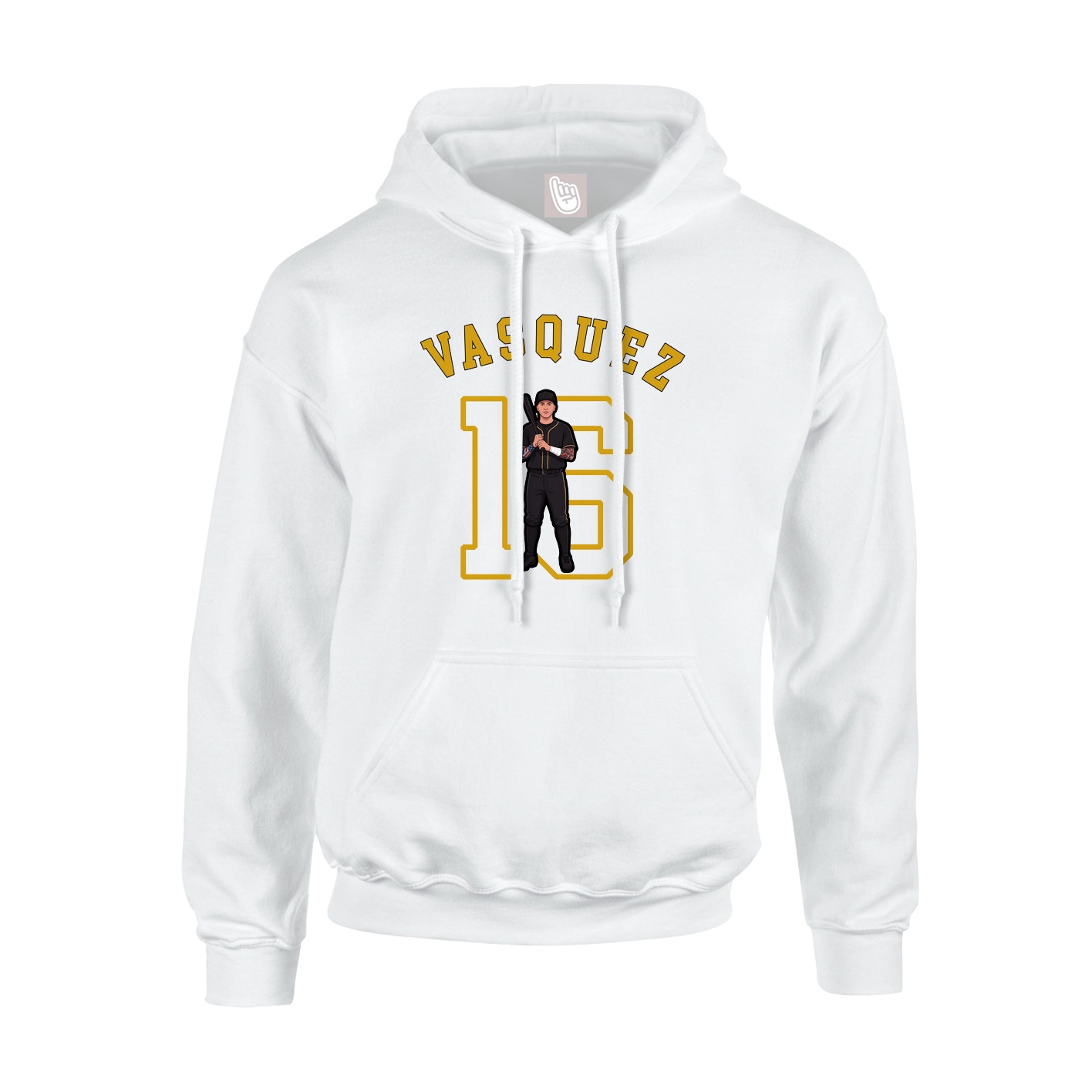 Hoodie — Shirsey Arch in White
