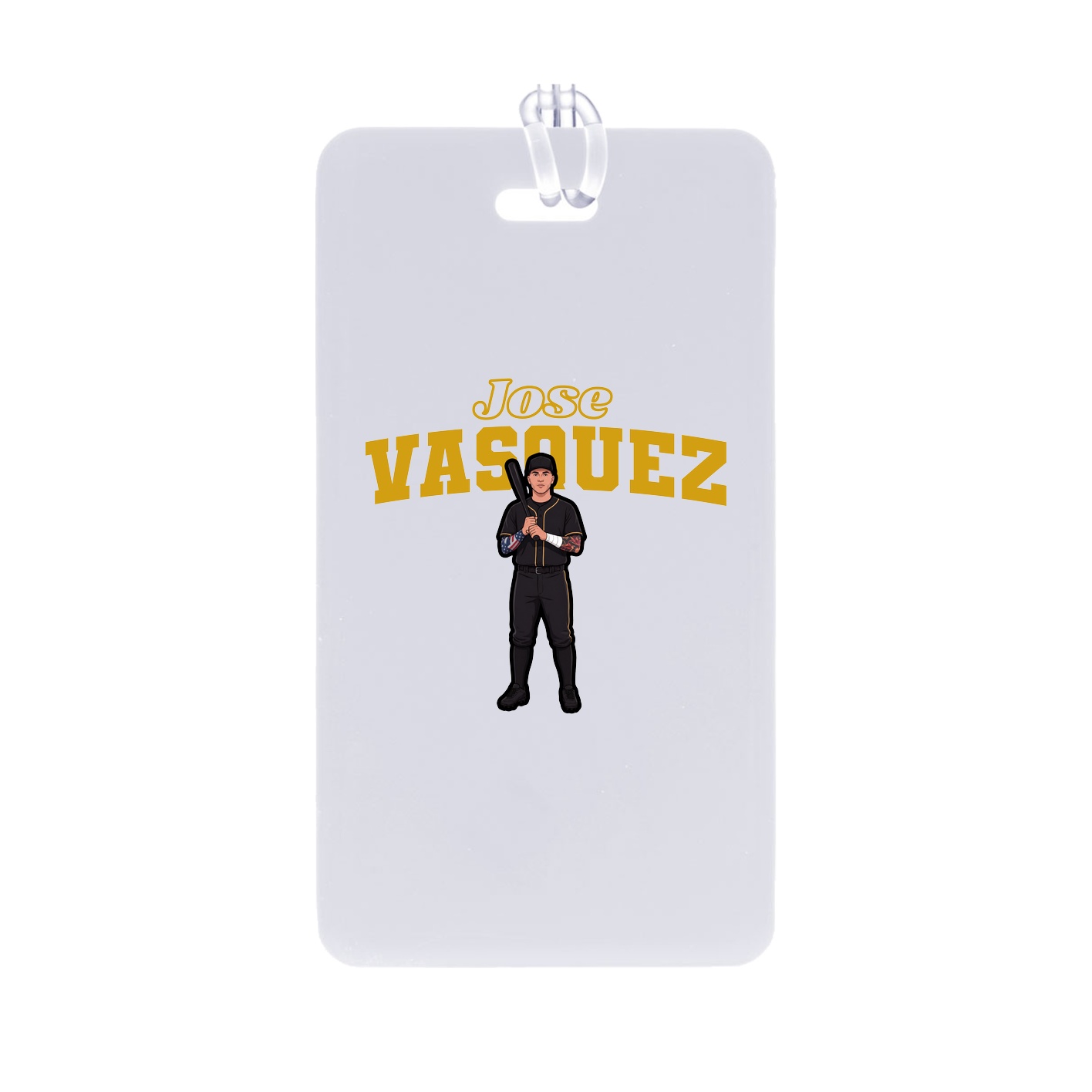 Bag Tag — Name Arch in Classic