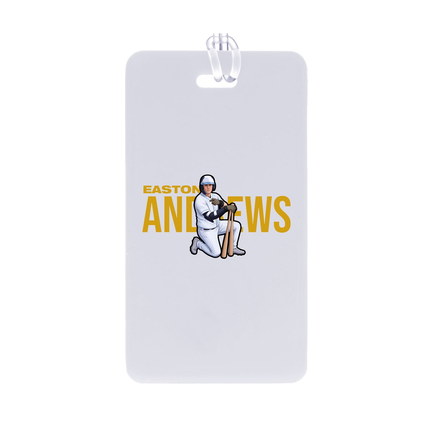 Bag Tag — Player Name in Classic