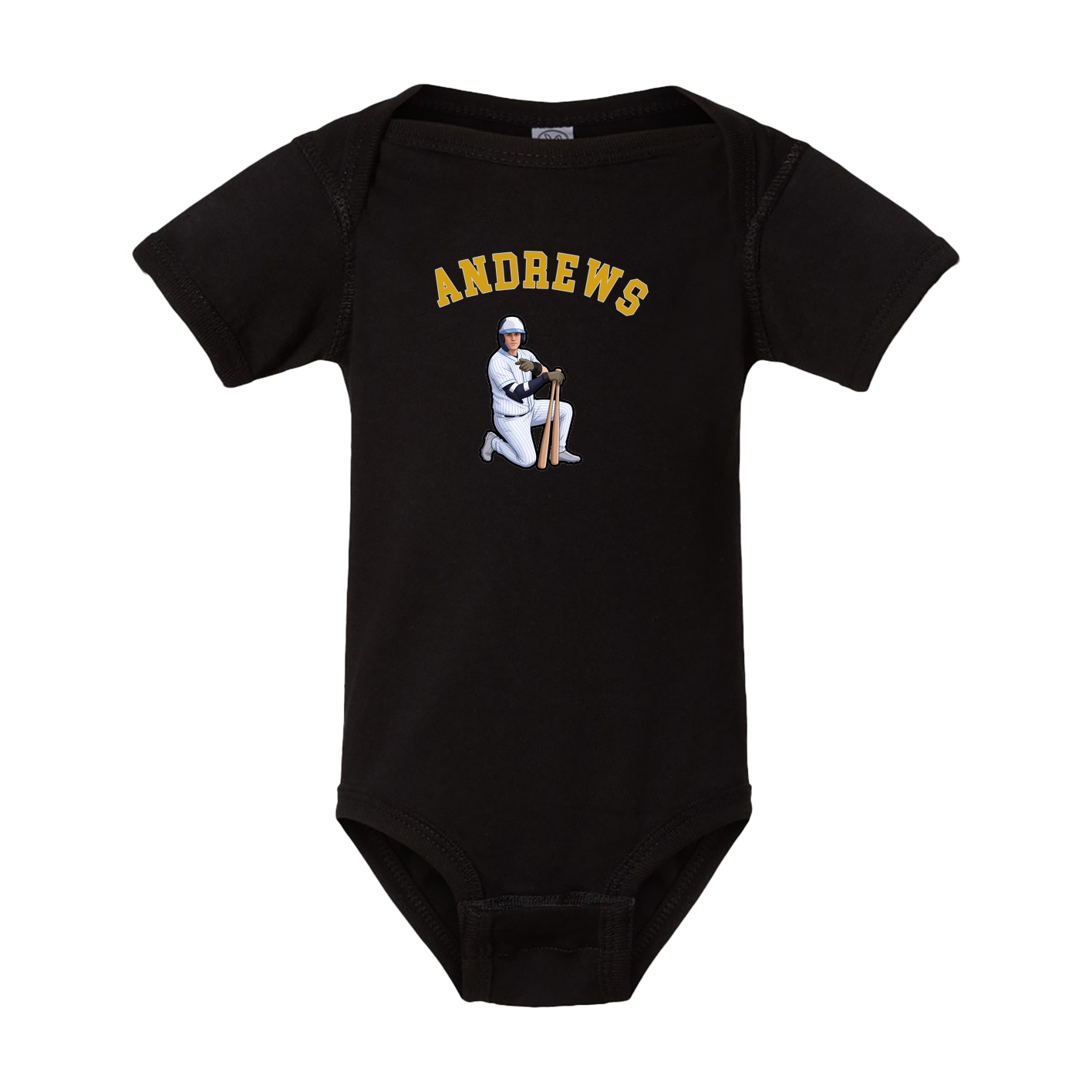Baby Onesie — Shirsey Arch in Black