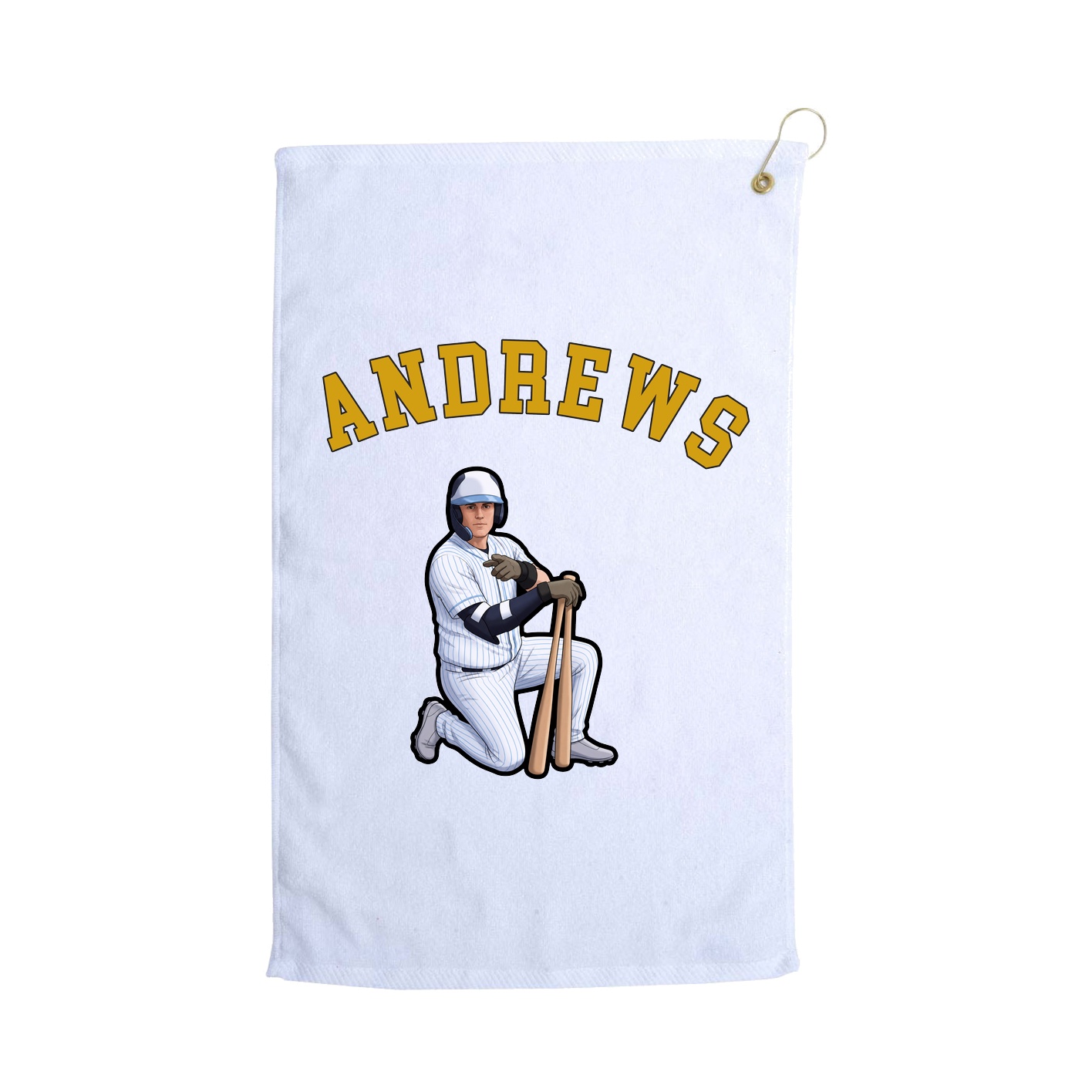 Golf Towel — Shirsey Arch in White