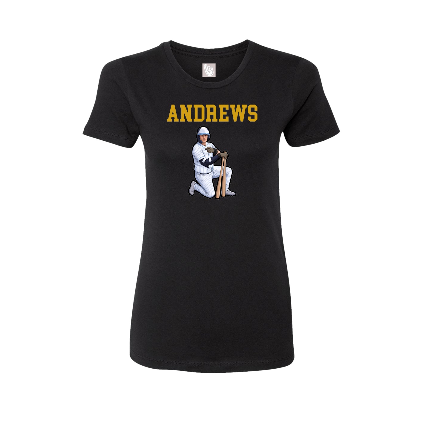 Fitted Women's Tee — Shirsey in Black