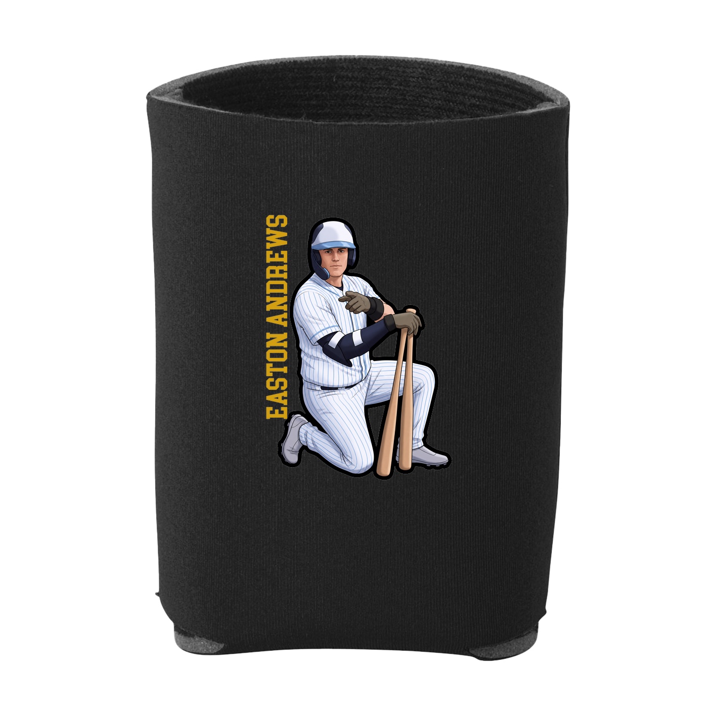 Can Holder — Name Vertical in Black