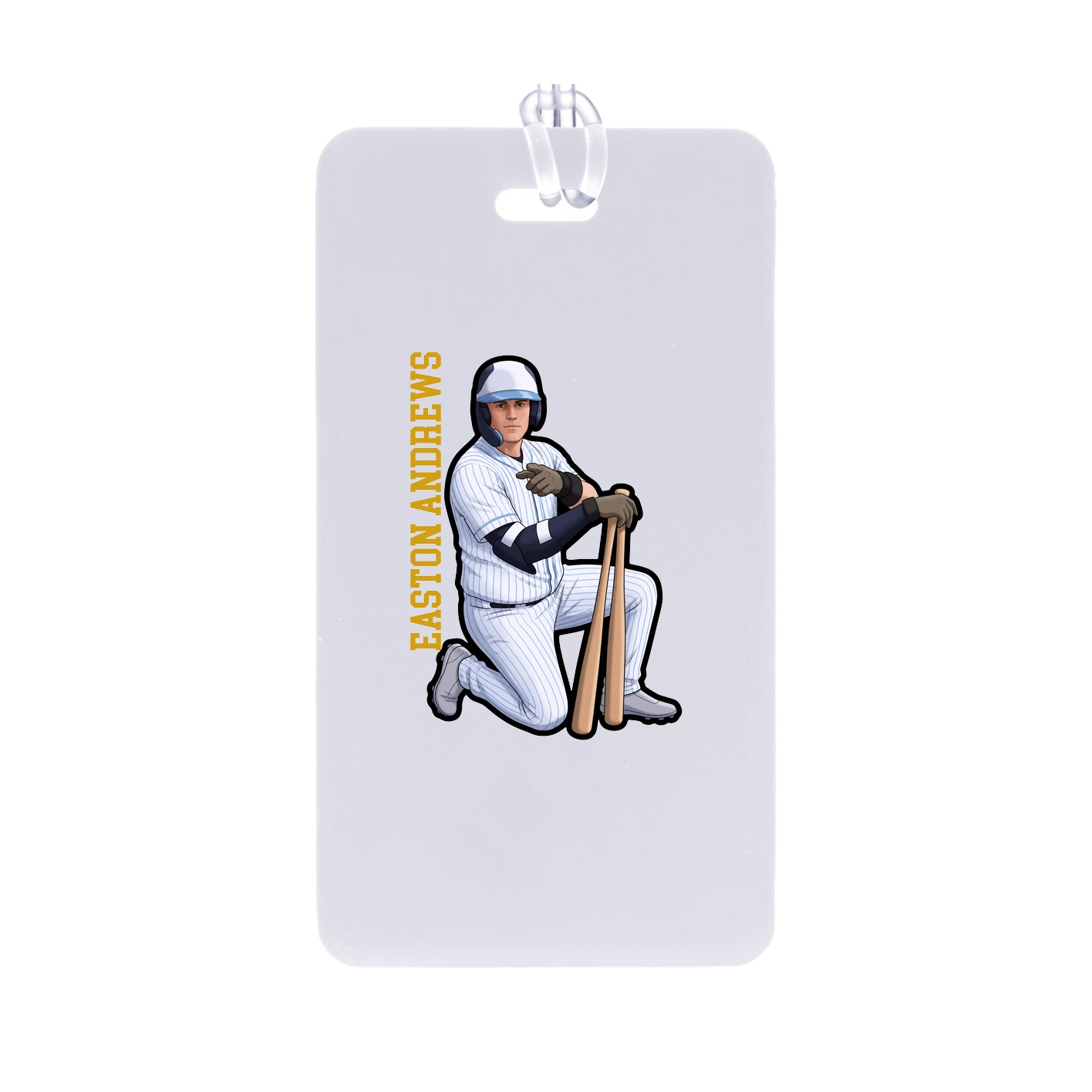 Bag Tag — Name Vertical in Classic