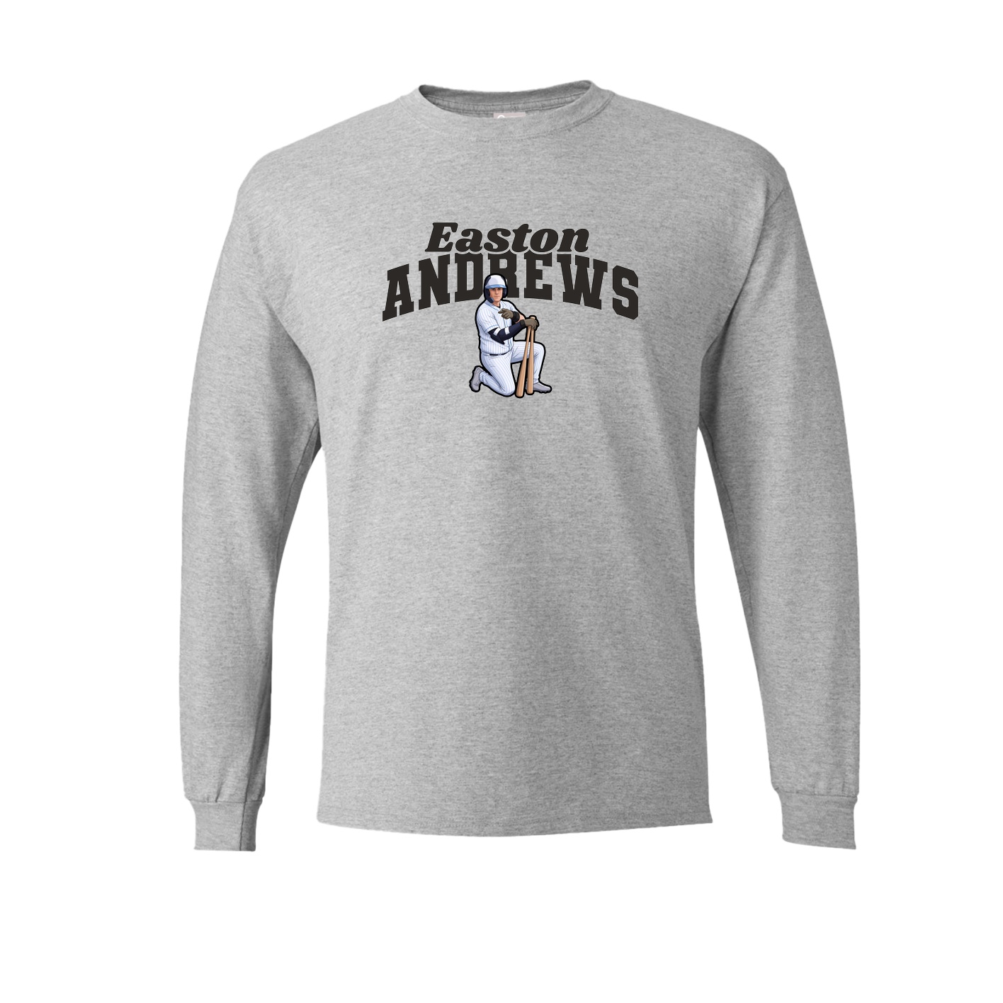 Long Sleeve Tee — Signature Arch in Grey