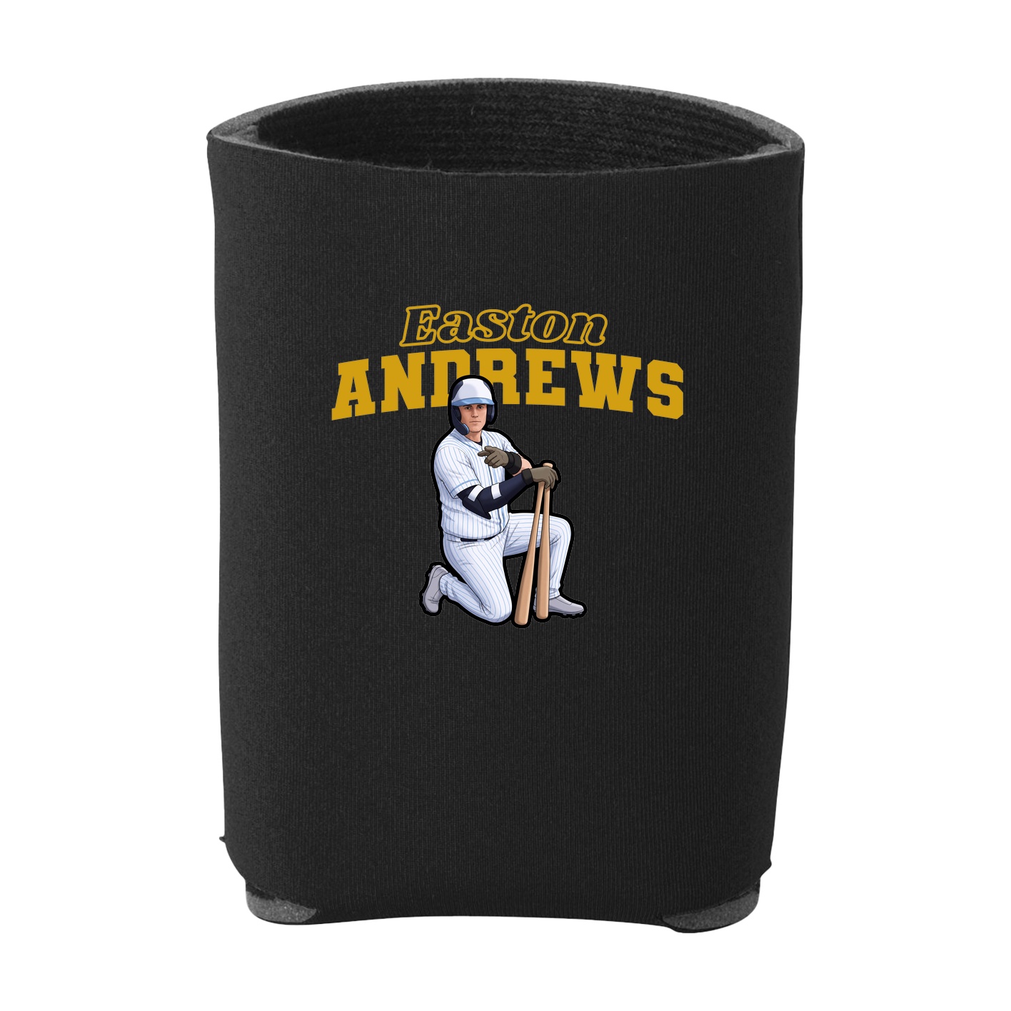 Can Holder — Name Arch in Black