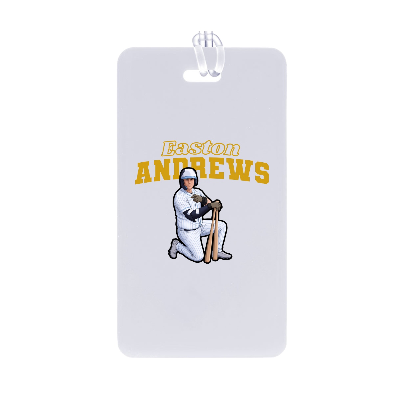 Bag Tag — Name Arch in Classic