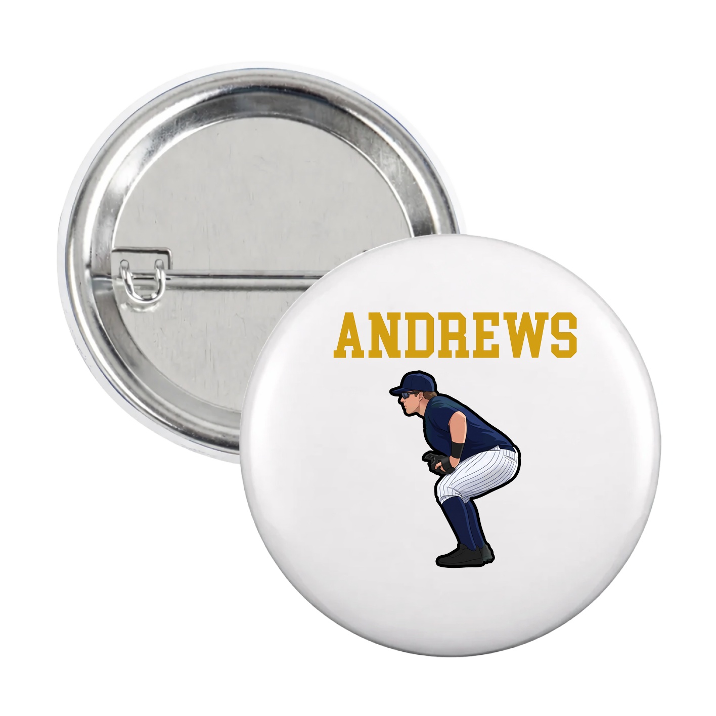 Game Day Button — Shirsey in White