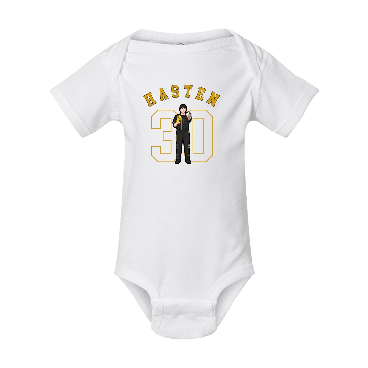 Baby Onesie — Shirsey Arch in White