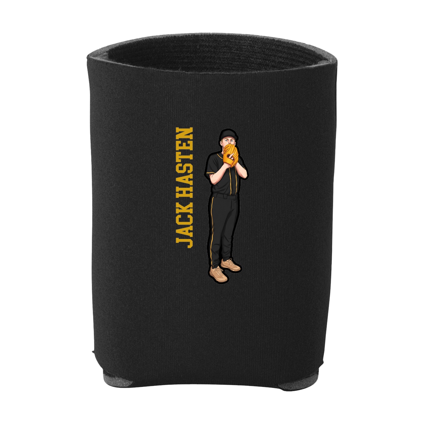 Can Holder — Name Vertical in Black