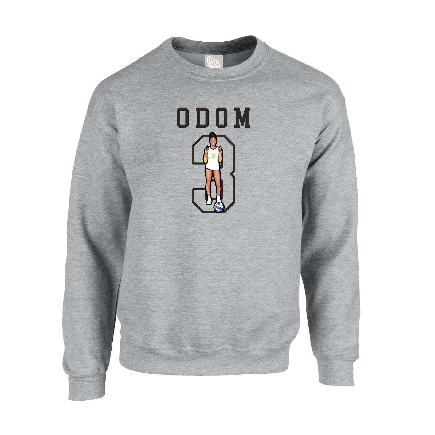 Fleece Crew — Shirsey in Grey