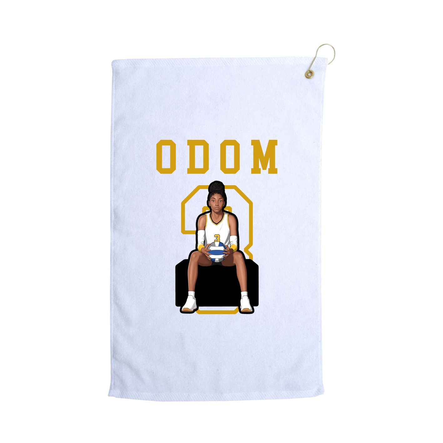 Golf Towel — Shirsey in White