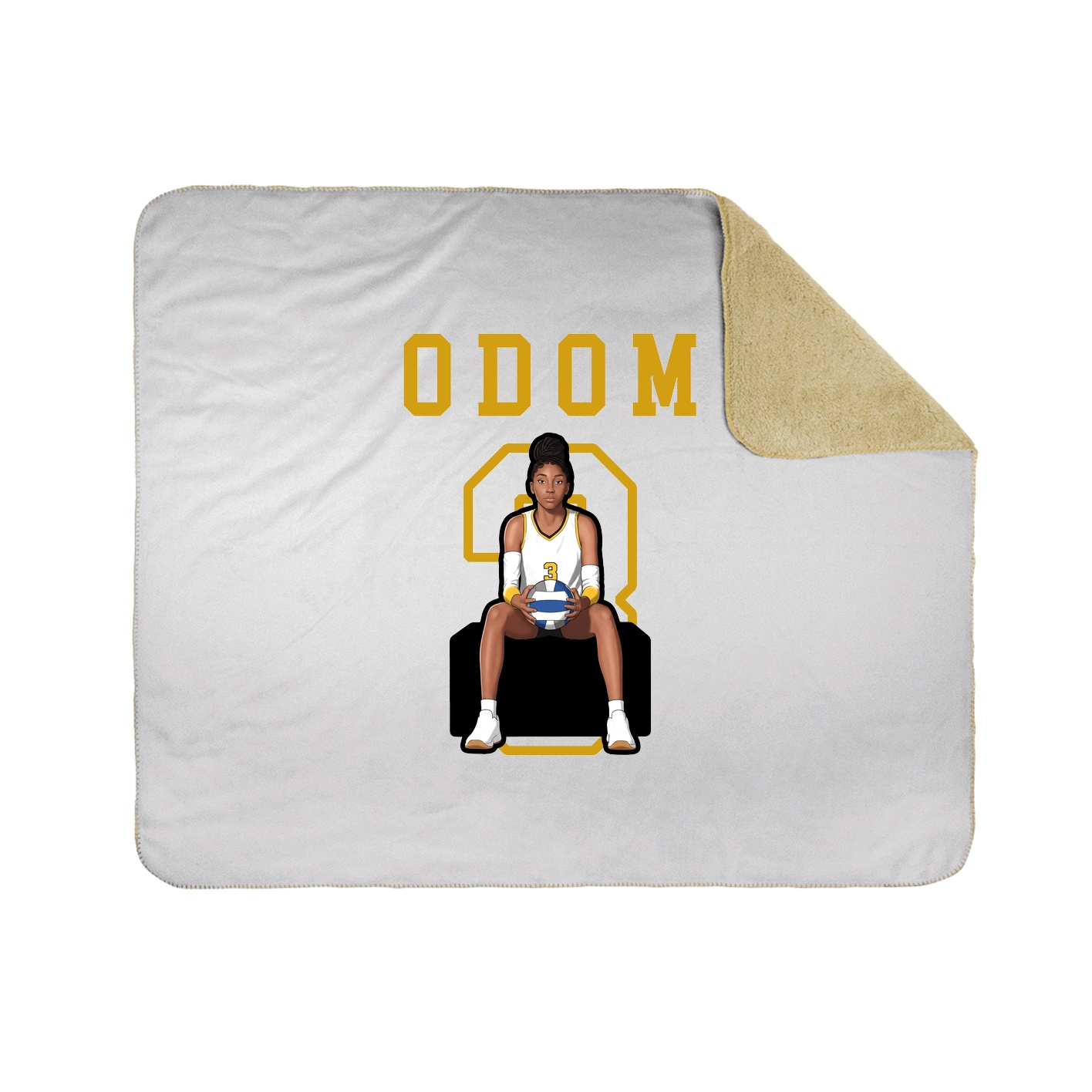 Throw Blanket — Shirsey in White