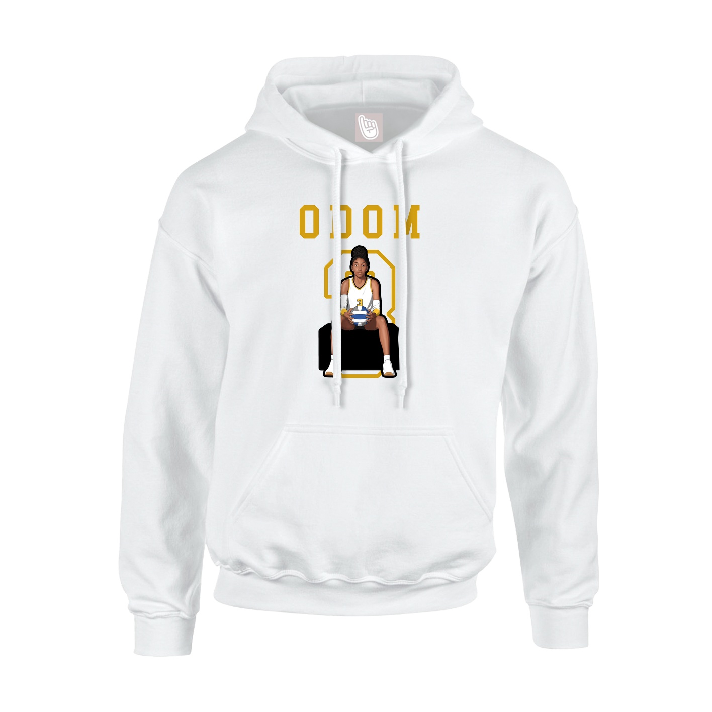 Hoodie — Shirsey in White