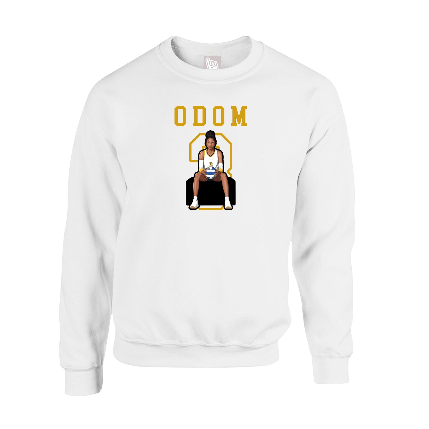 Fleece Crew — Shirsey in White