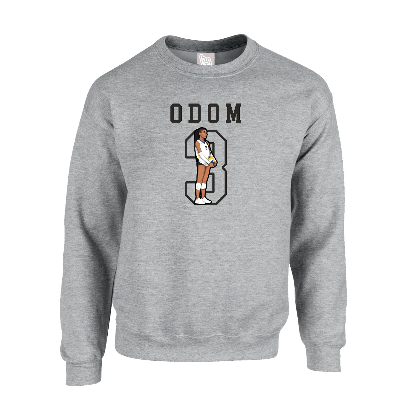 Fleece Crew — Shirsey in Grey