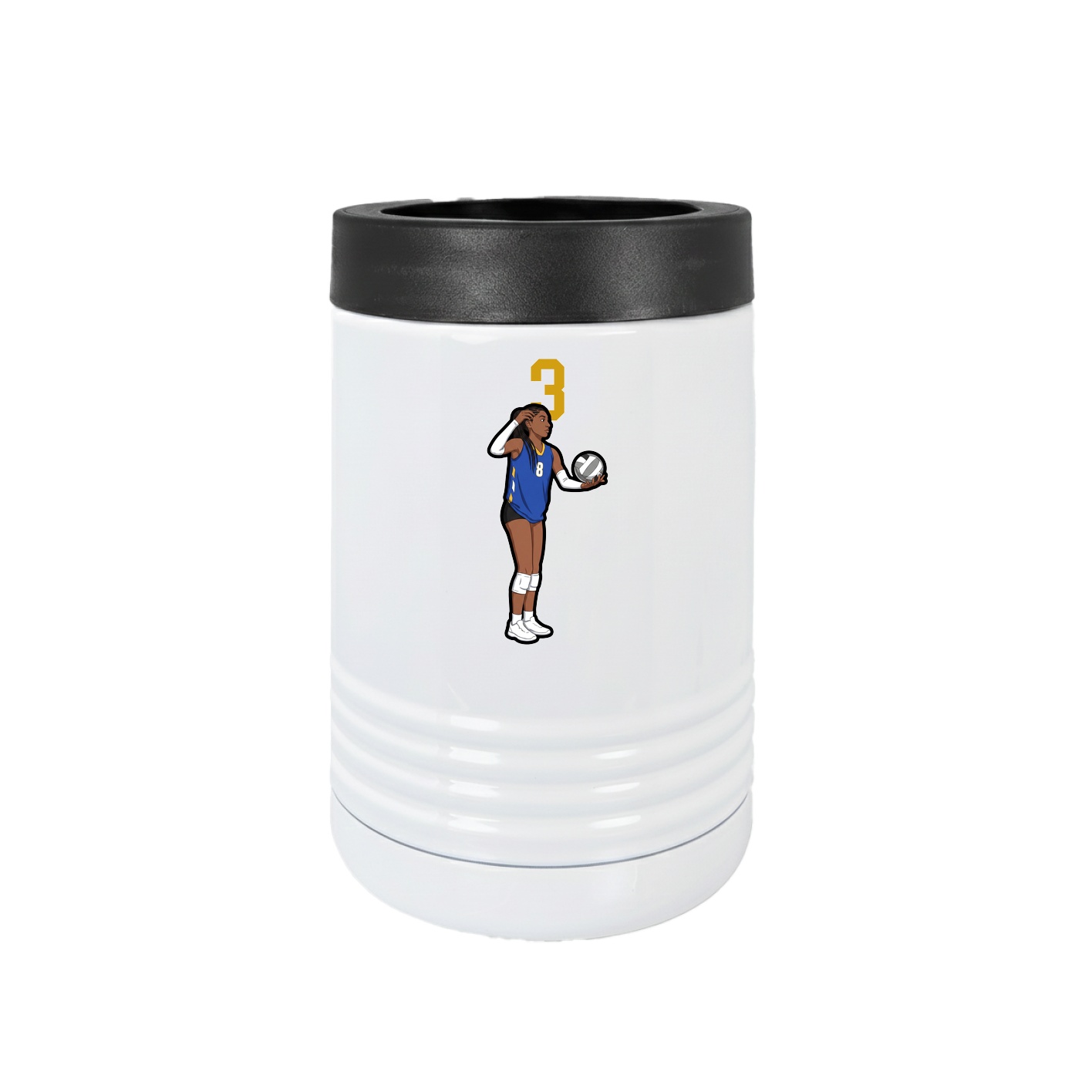 Beverage Holder — Number Top in White