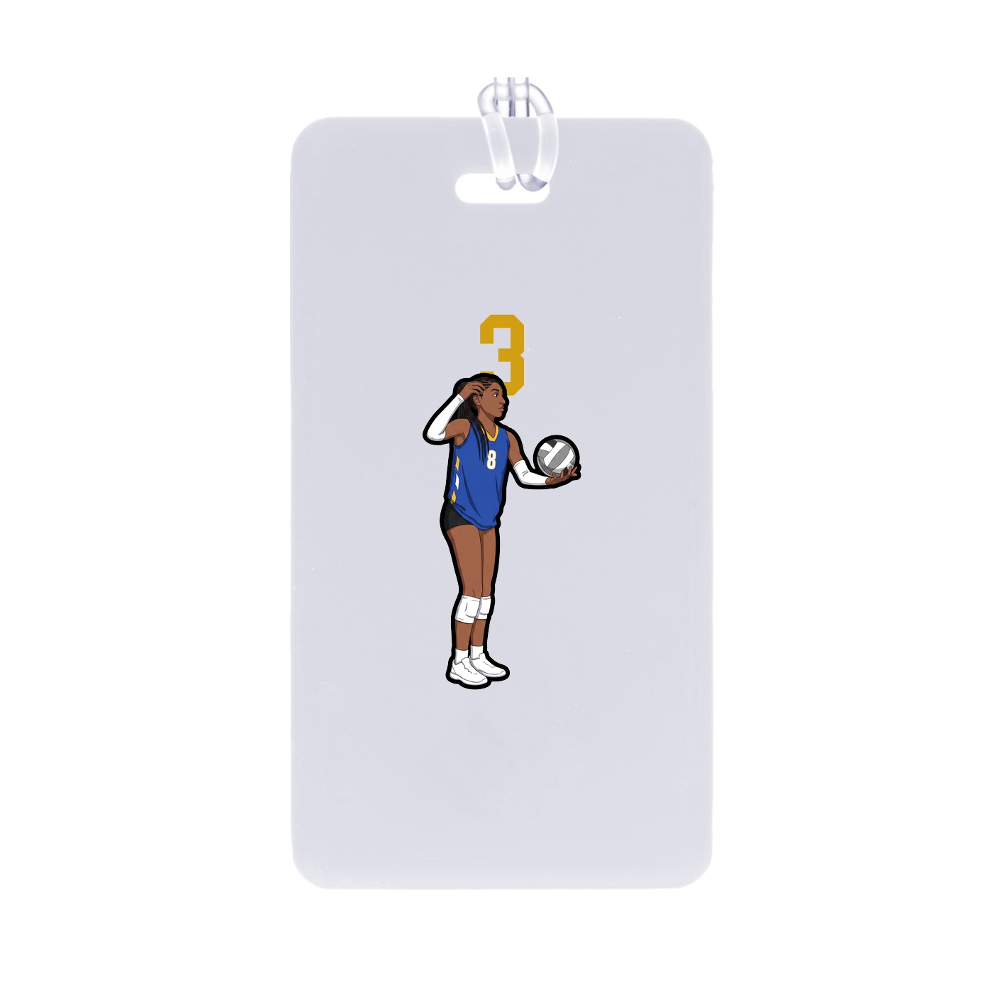 Bag Tag — Number Top in Classic