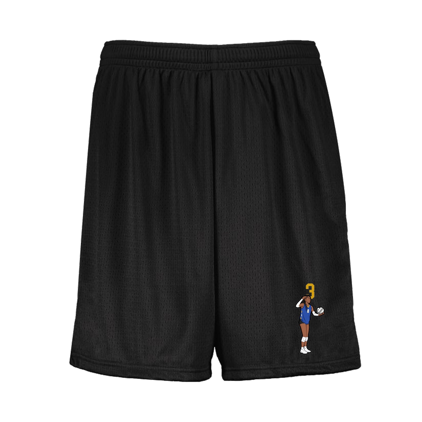 Shorts — Number Top in Black