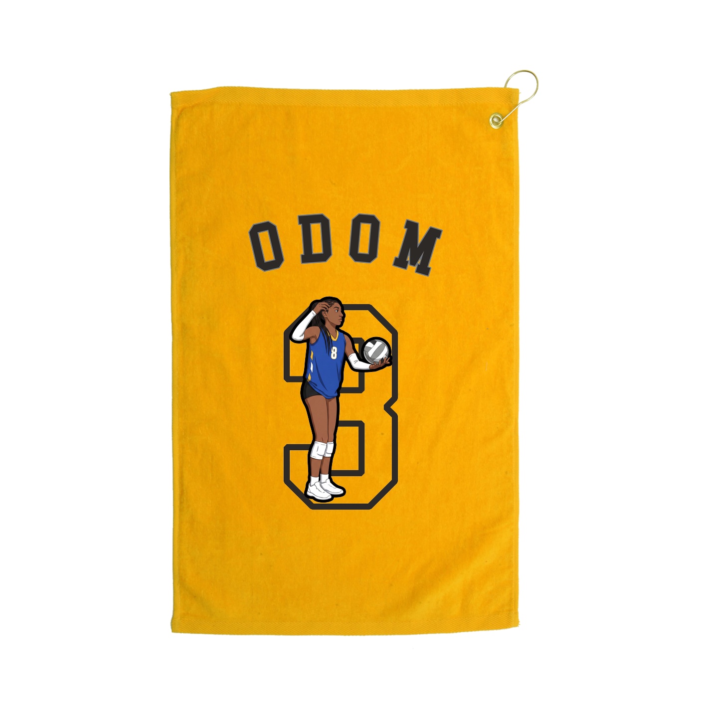 Golf Towel — Shirsey Arch in Gold