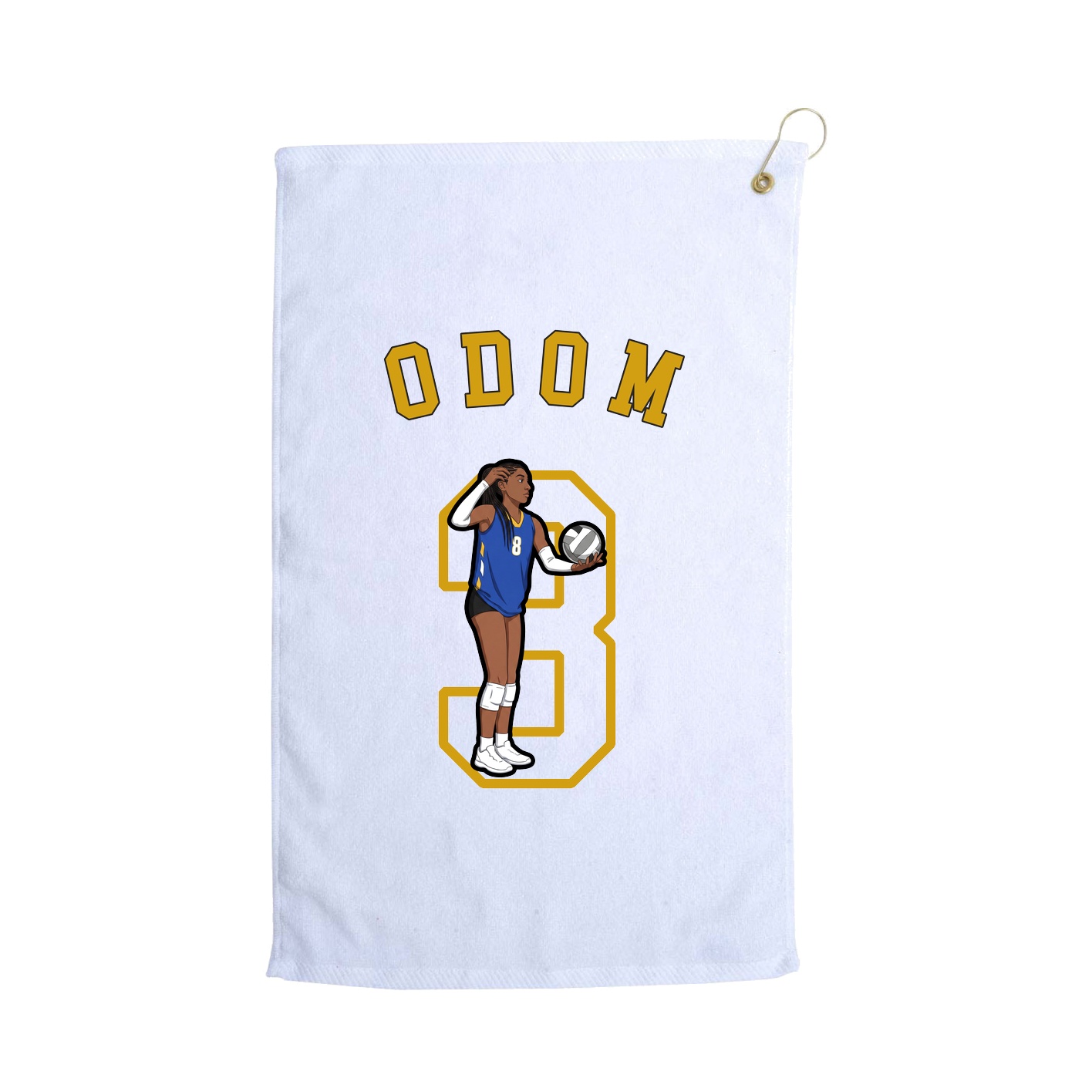 Golf Towel — Shirsey Arch in White