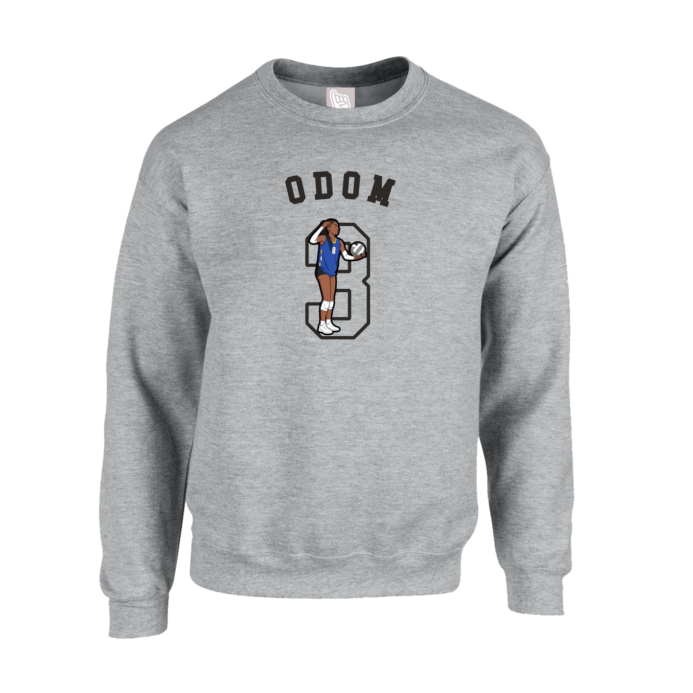 Fleece Crew — Shirsey Arch in Grey