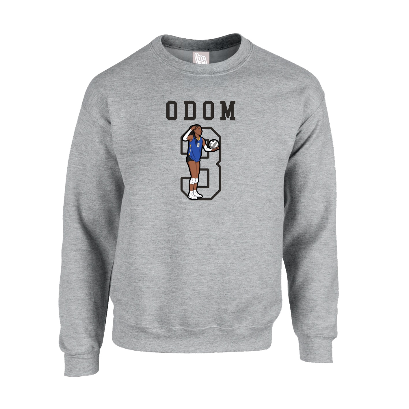 Fleece Crew — Shirsey in Grey