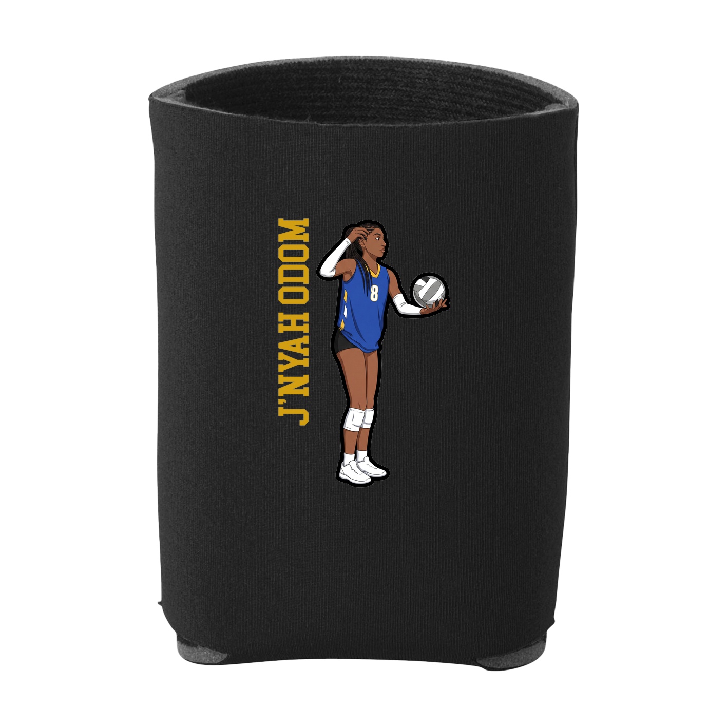 Can Holder — Name Vertical in Black