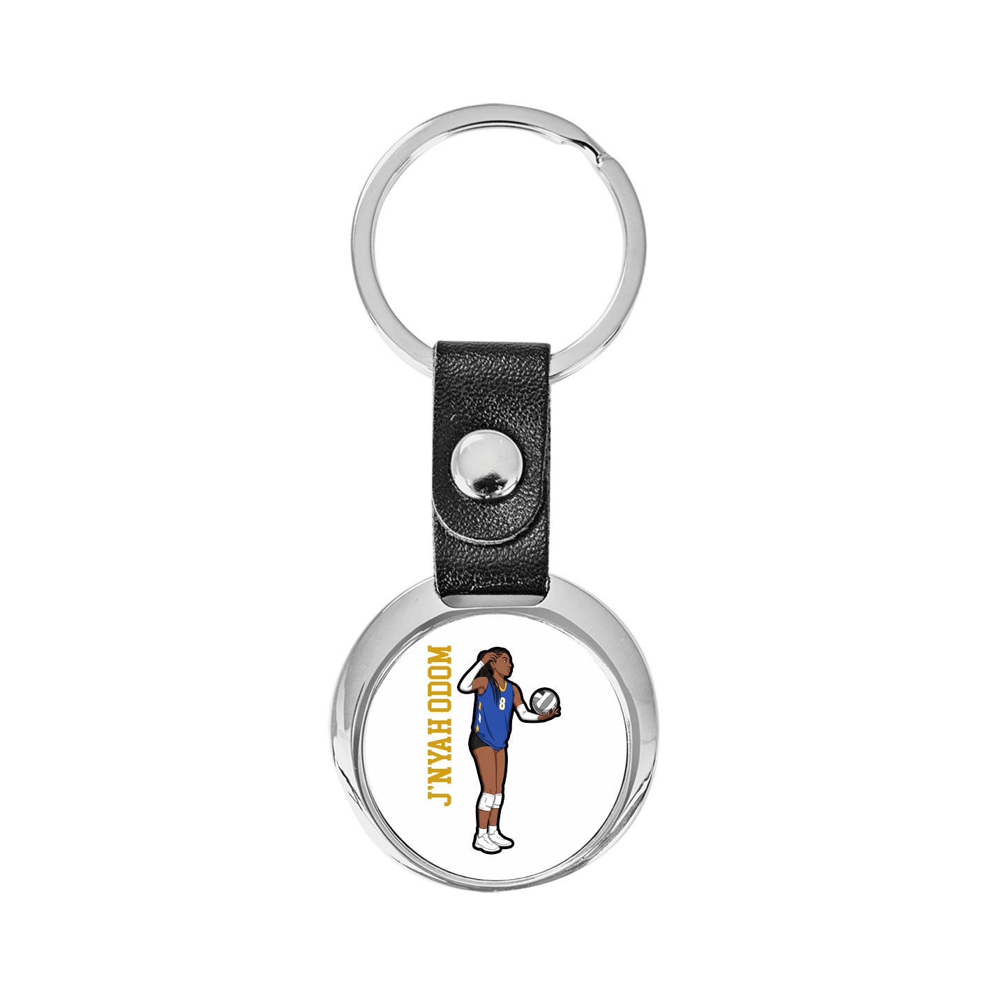 Key Chain — Name Vertical in Classic