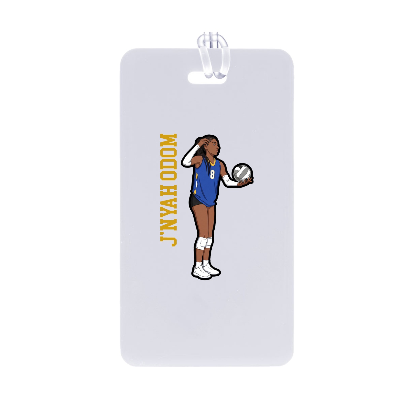 Bag Tag — Name Vertical in Classic