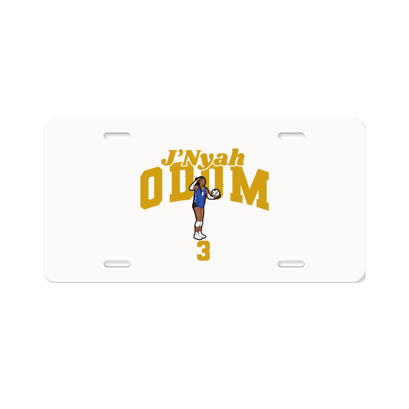 License Plate — Signature Arch in Classic