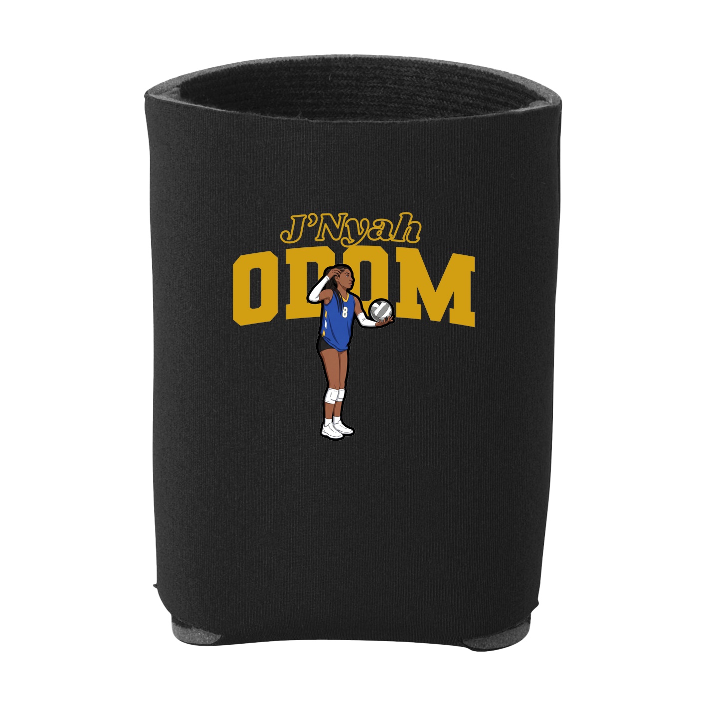Can Holder — Name Arch in Black
