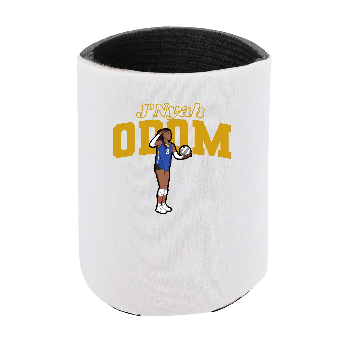 Can Holder — Name Arch in White
