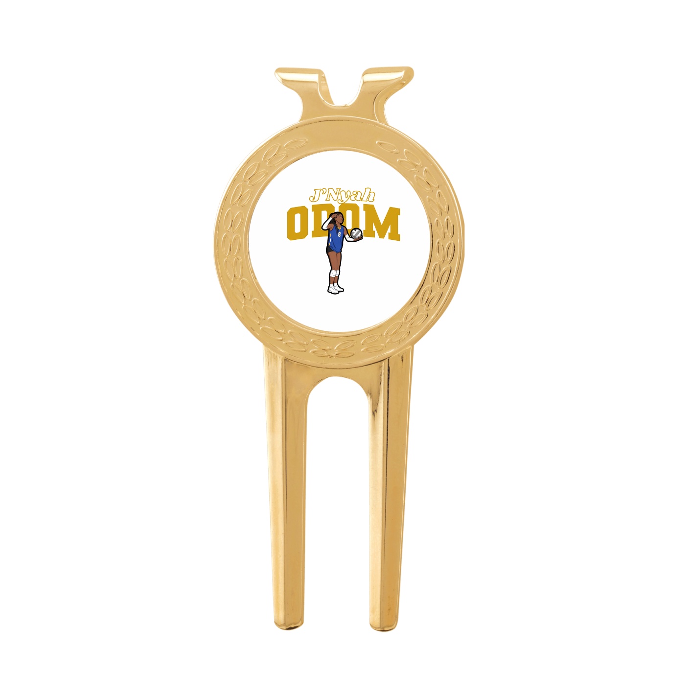 Divot Tool with Ball Marker — Name Arch in Classic