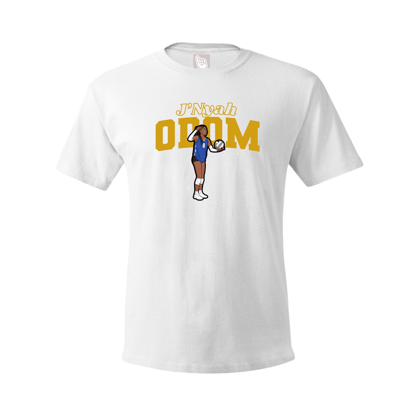 Tee — Name Arch in White