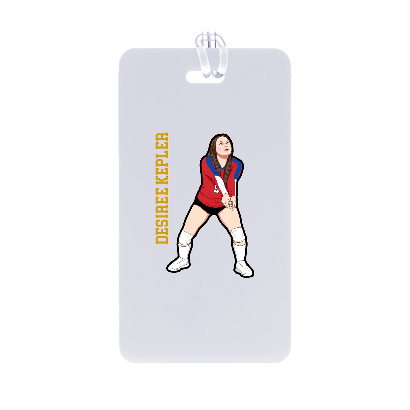 Bag Tag — Name Vertical in Classic