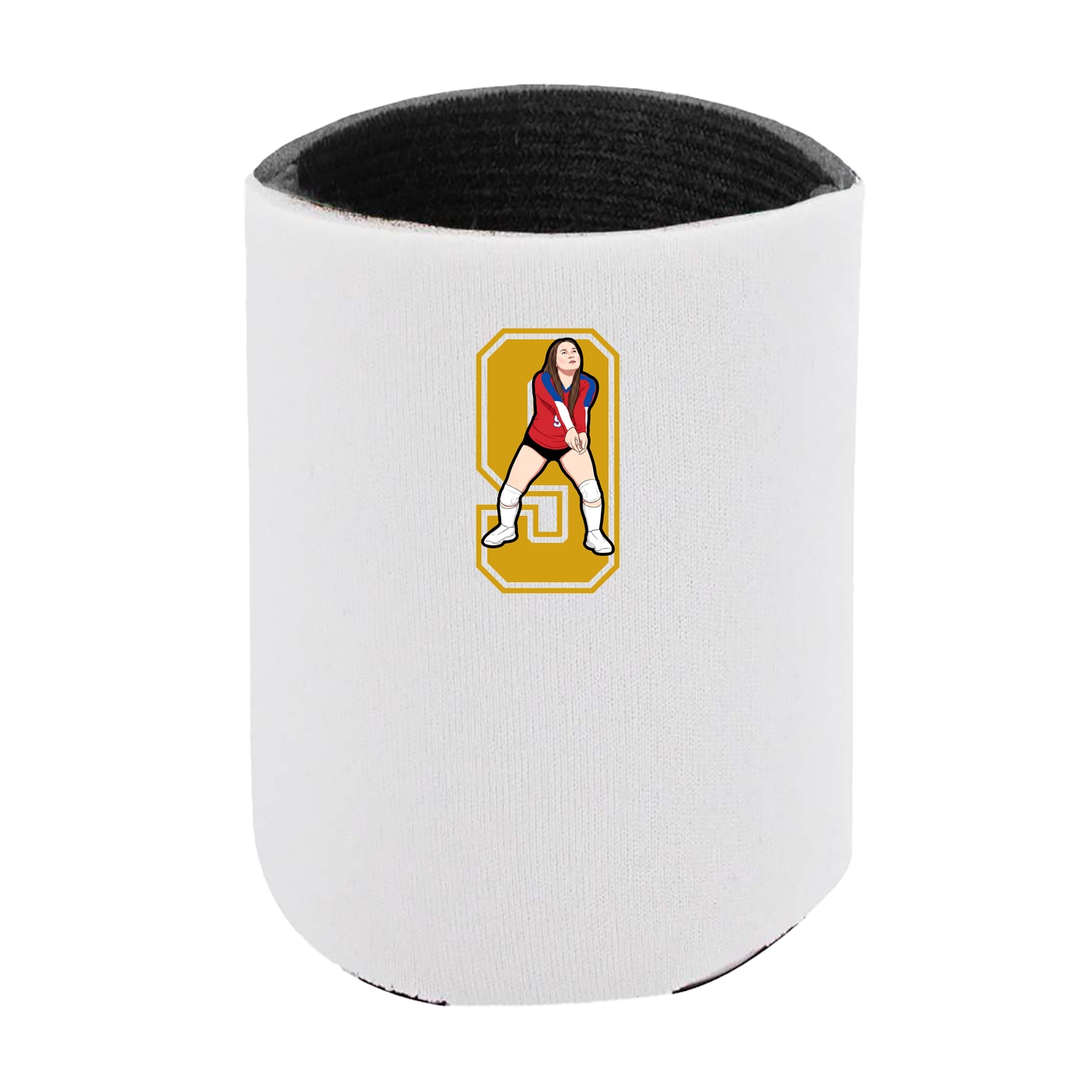Can Holder — Number in White