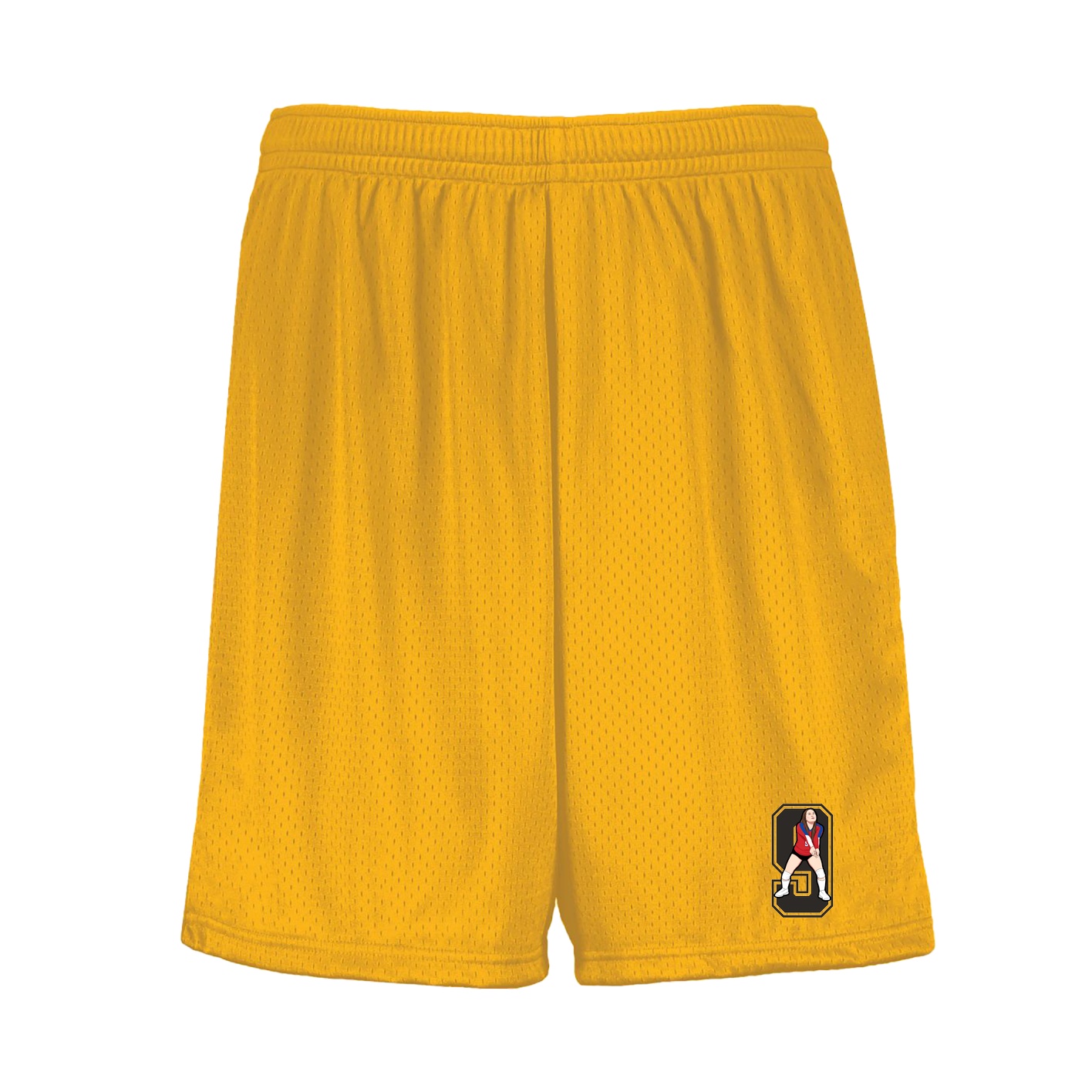 Shorts — Number in Gold