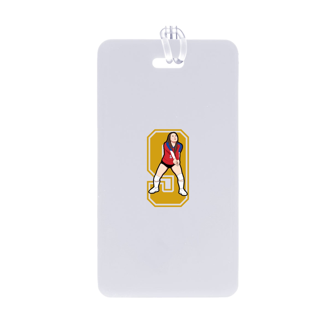 Bag Tag — Number in Classic