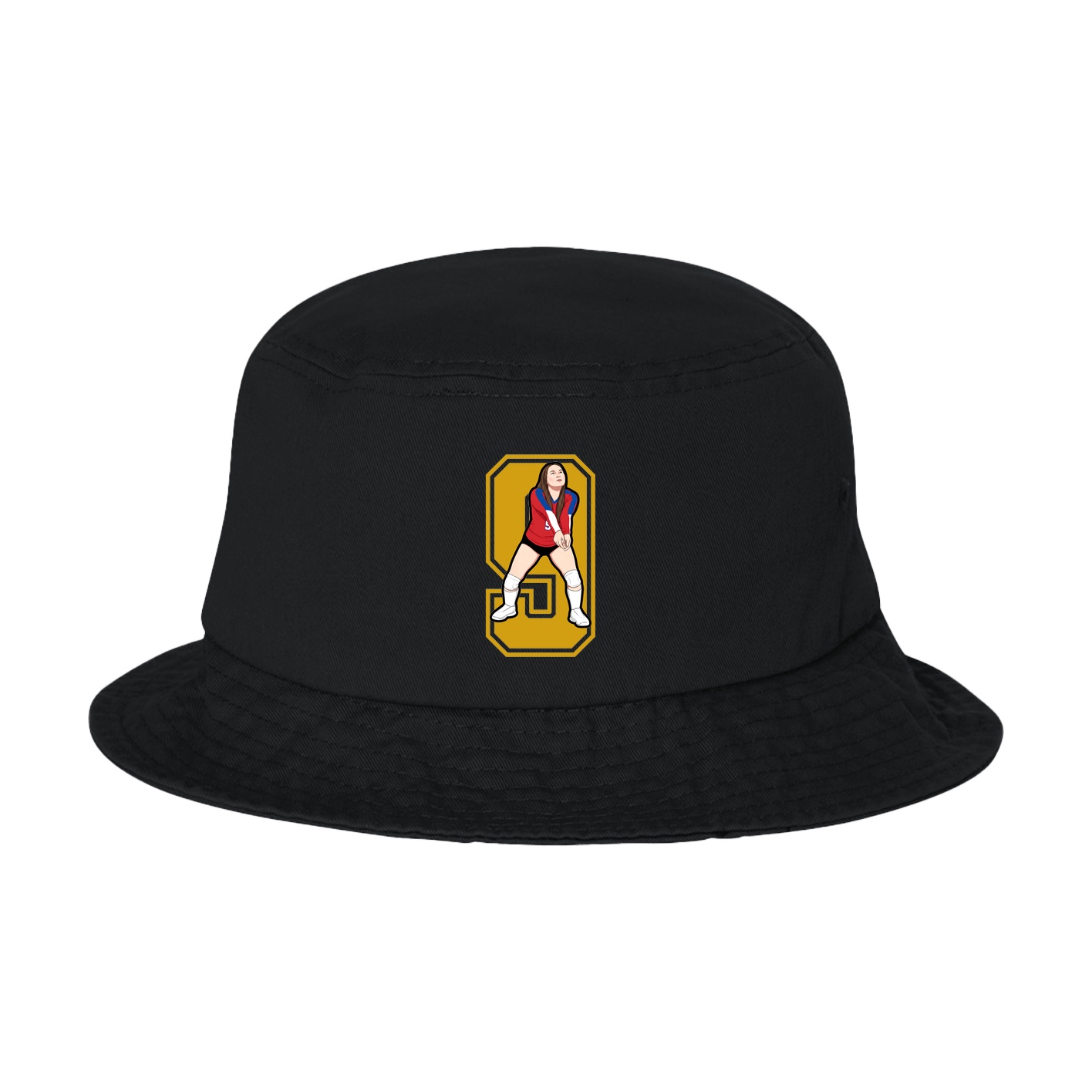 Bucket Cap — Number in Black