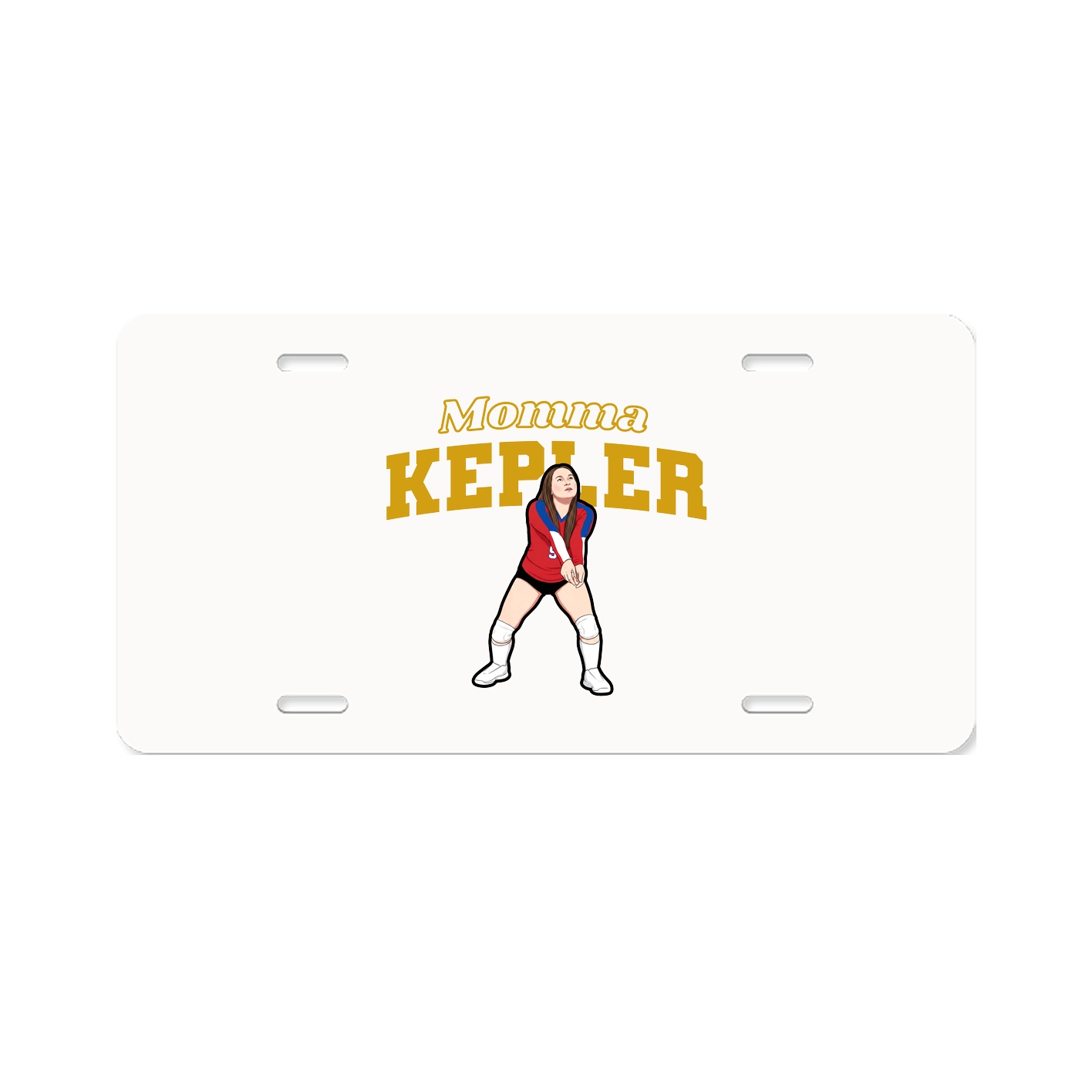 License Plate — Mothers Day Block in Classic