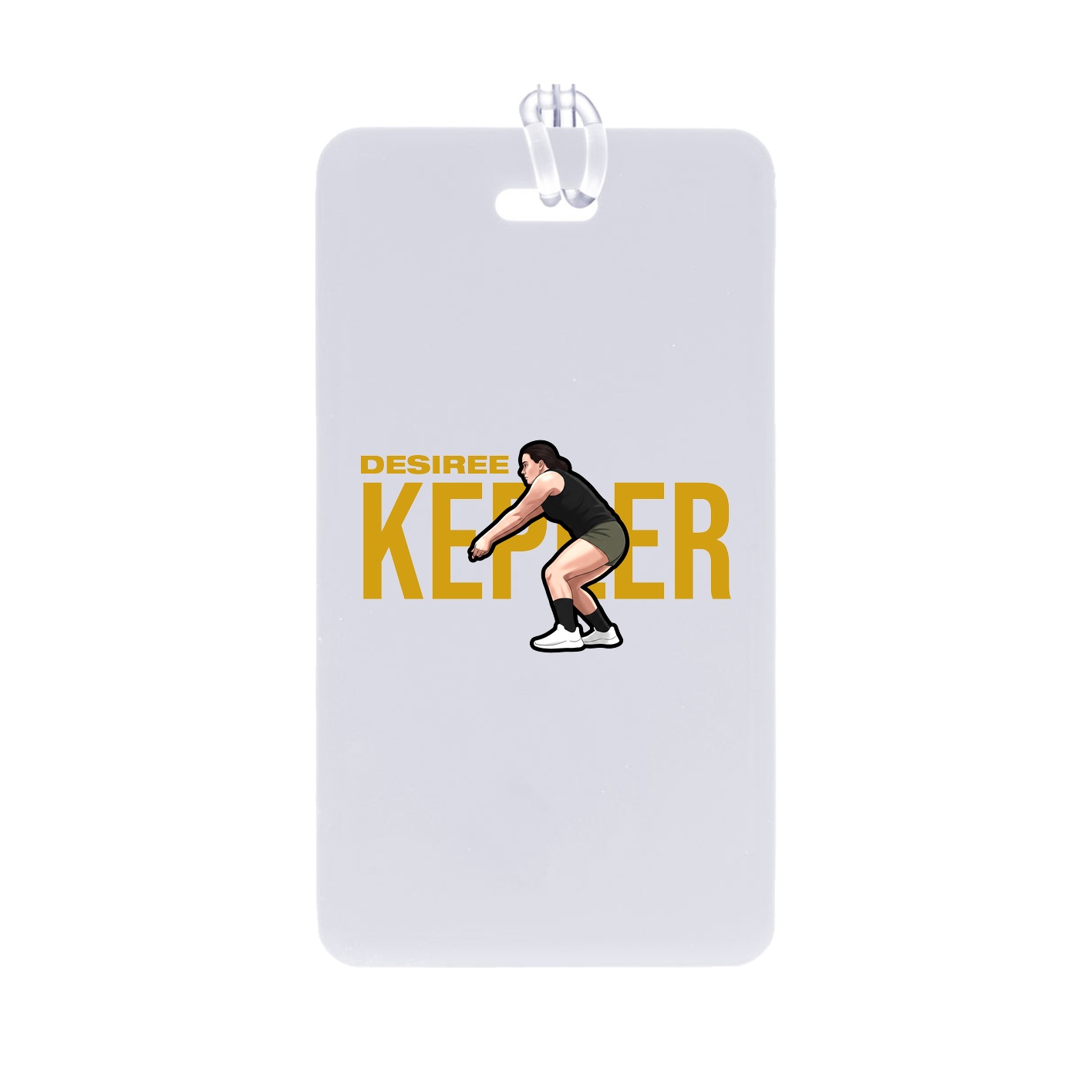 Bag Tag — Player Name in Classic