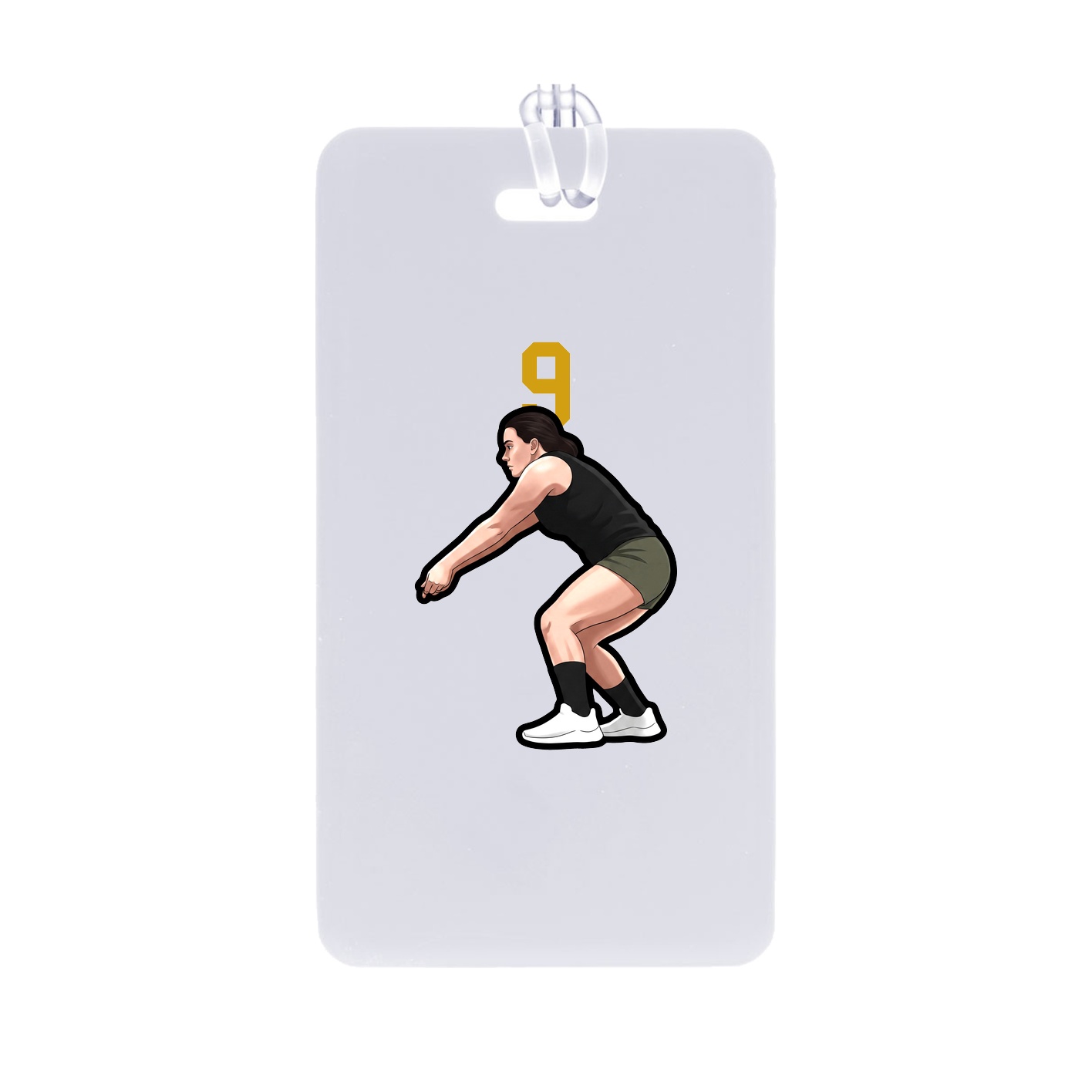 Bag Tag — Number Top in Classic