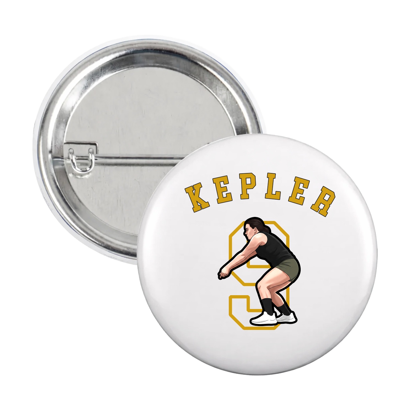 Game Day Button — Shirsey Arch in White
