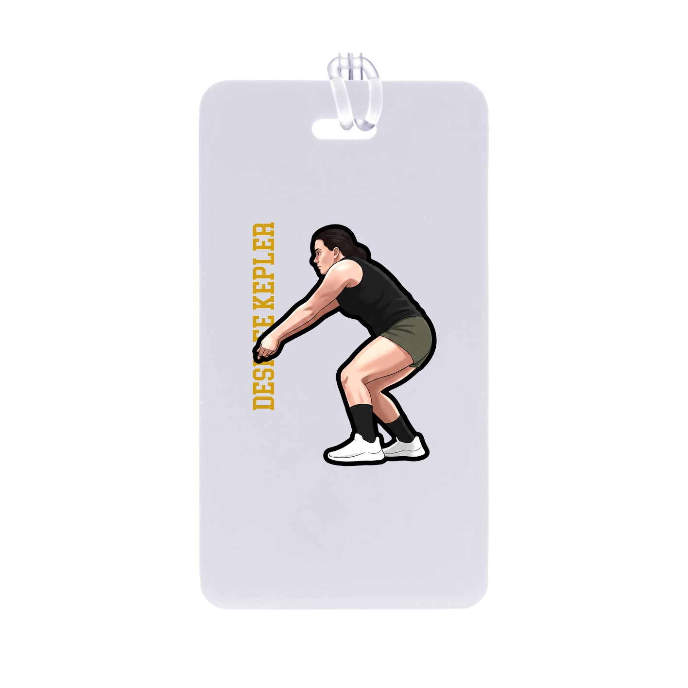 Bag Tag — Name Vertical in Classic